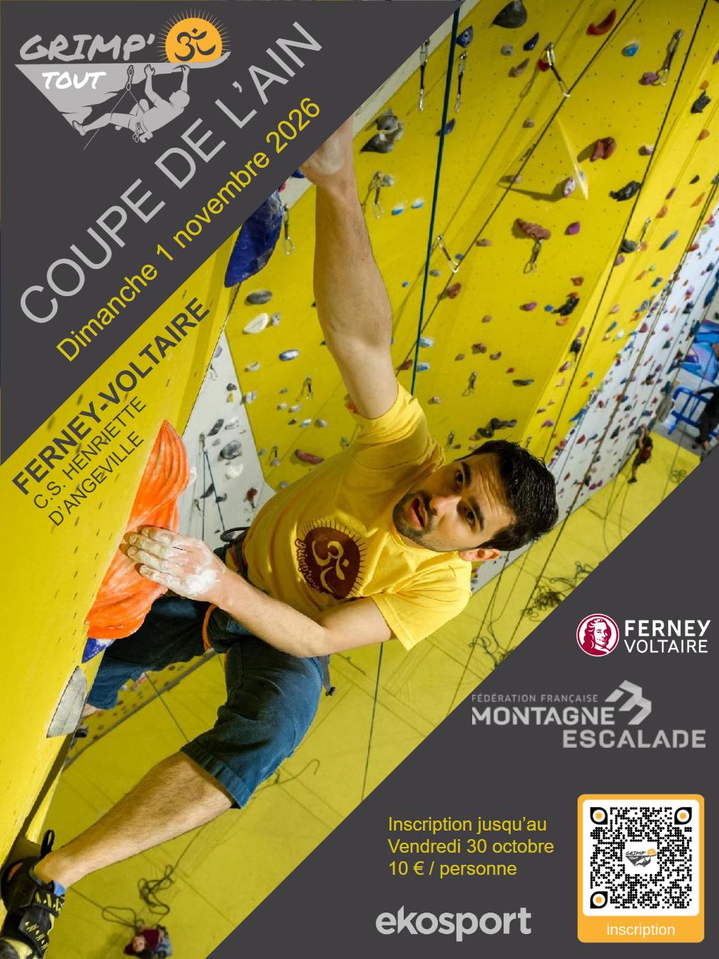 Coupe de l’Ain 2027 – 1er étape – Ferney-Voltaire – 1 novembre 2026